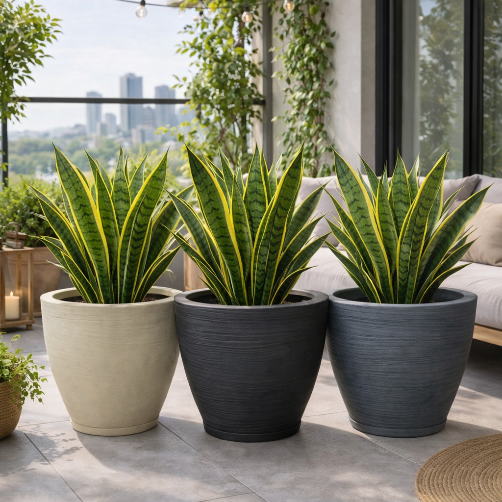 Vaso decorativo varanda